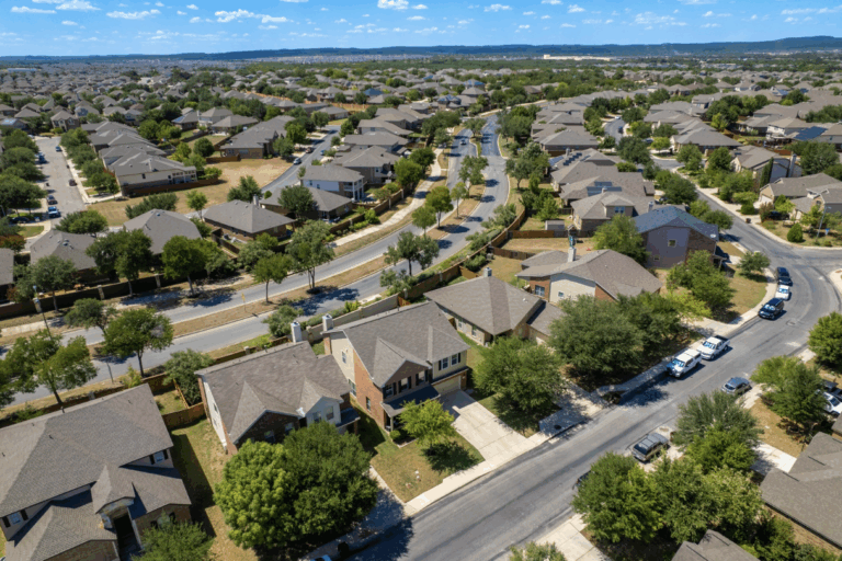 Aerial view of a San Antonio subdivision. Allison | Adobe Stock